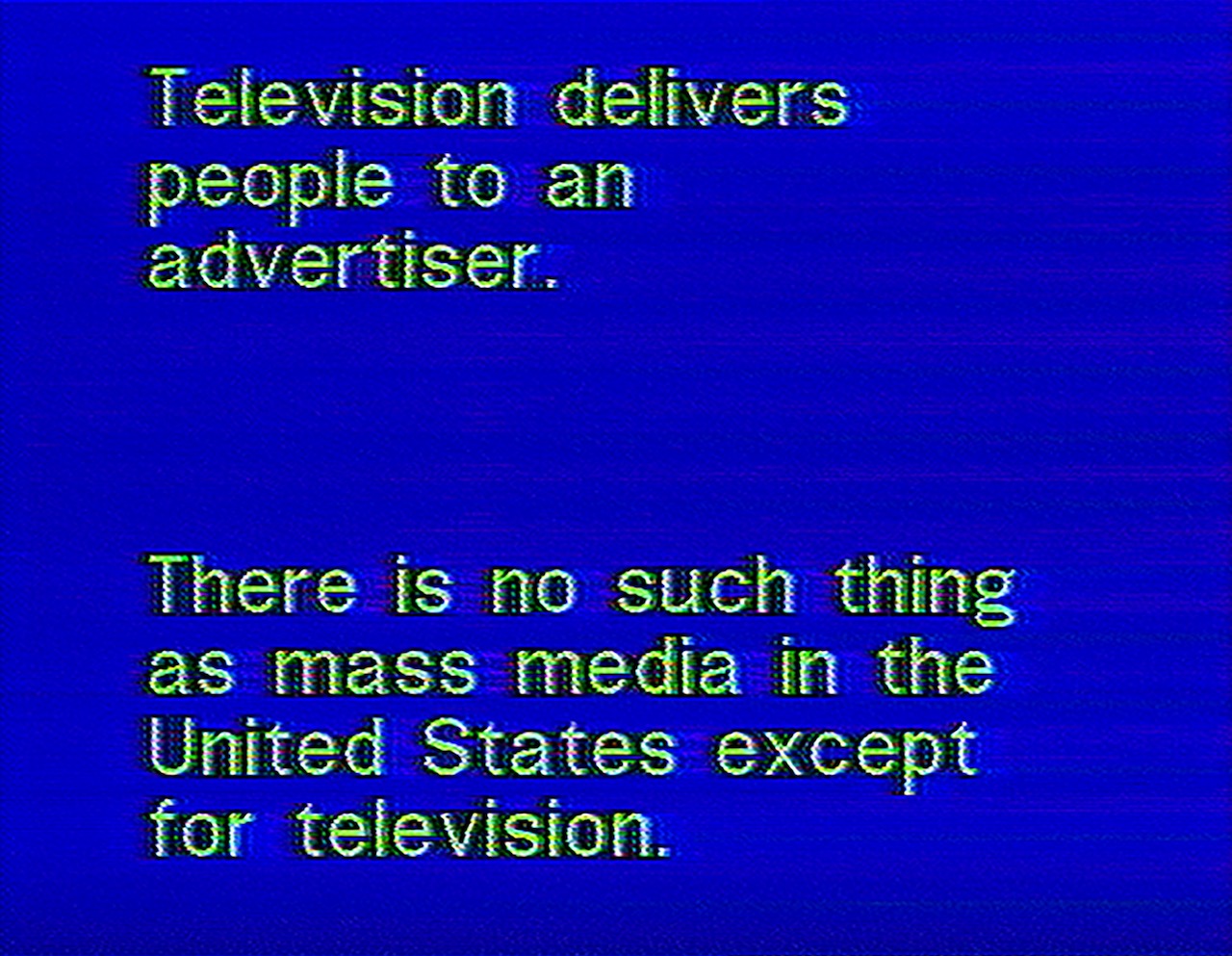 Television Delivers People